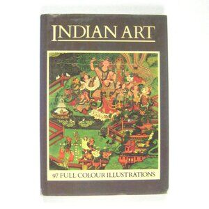 Indian Art Book Hardcover 1971 Edition By Francesco Abbate 97 Full Colour Illust